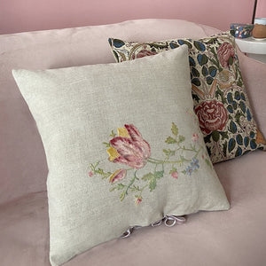 Coussin en lin "Tulipe“